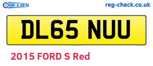 DL65NUU are the vehicle registration plates.