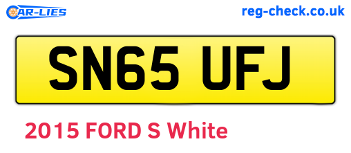 SN65UFJ are the vehicle registration plates.
