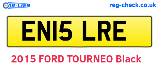 EN15LRE are the vehicle registration plates.