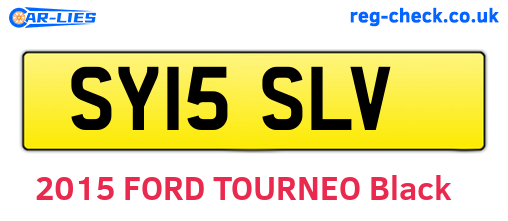 SY15SLV are the vehicle registration plates.