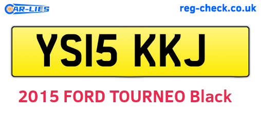 YS15KKJ are the vehicle registration plates.