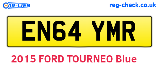 EN64YMR are the vehicle registration plates.