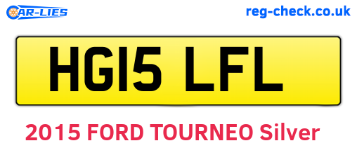 HG15LFL are the vehicle registration plates.