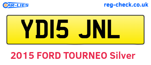 YD15JNL are the vehicle registration plates.