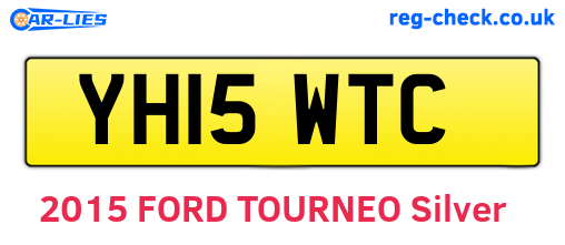 YH15WTC are the vehicle registration plates.