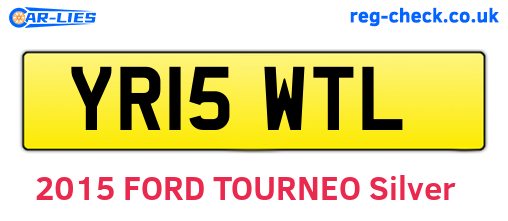 YR15WTL are the vehicle registration plates.