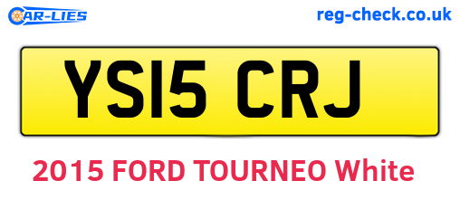 YS15CRJ are the vehicle registration plates.
