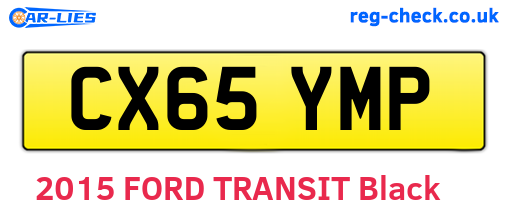 CX65YMP are the vehicle registration plates.