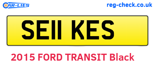 SE11KES are the vehicle registration plates.