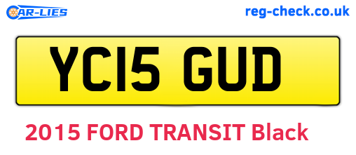 YC15GUD are the vehicle registration plates.