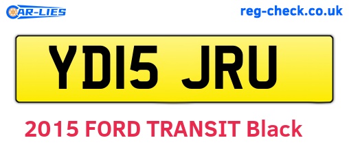 YD15JRU are the vehicle registration plates.