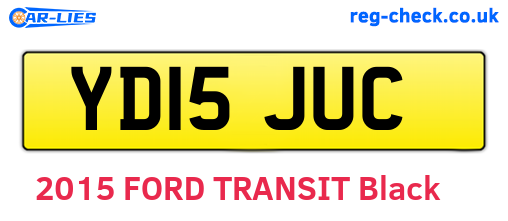 YD15JUC are the vehicle registration plates.