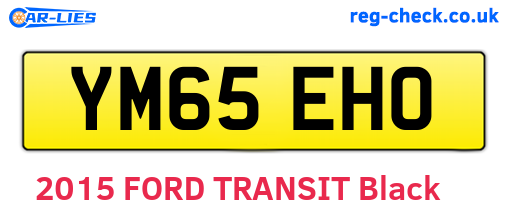 YM65EHO are the vehicle registration plates.