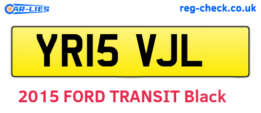 YR15VJL are the vehicle registration plates.