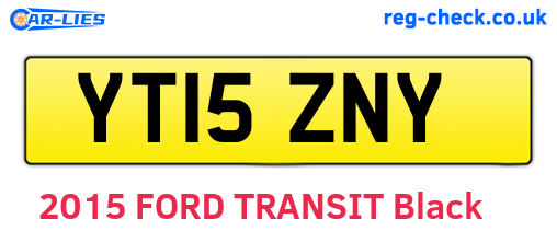 YT15ZNY are the vehicle registration plates.