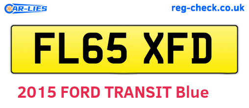 FL65XFD are the vehicle registration plates.