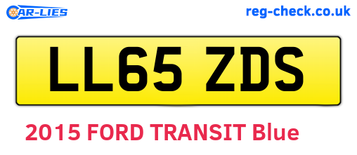 LL65ZDS are the vehicle registration plates.