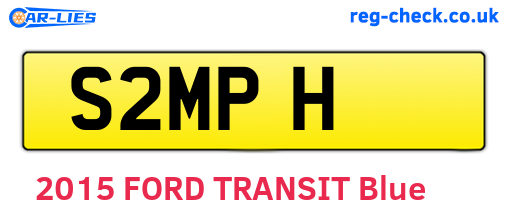 S2MPH are the vehicle registration plates.