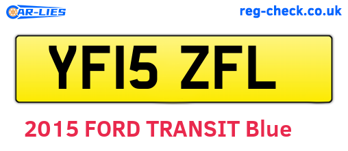 YF15ZFL are the vehicle registration plates.
