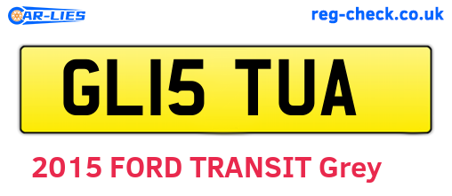 GL15TUA are the vehicle registration plates.