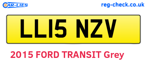 LL15NZV are the vehicle registration plates.