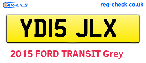 YD15JLX are the vehicle registration plates.