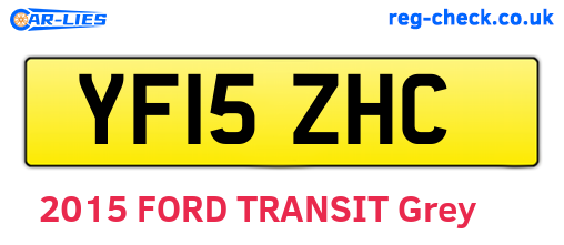 YF15ZHC are the vehicle registration plates.