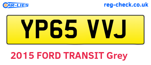YP65VVJ are the vehicle registration plates.