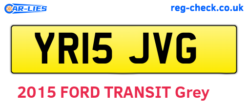YR15JVG are the vehicle registration plates.