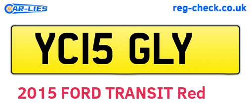 YC15GLY are the vehicle registration plates.