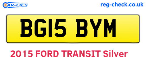 BG15BYM are the vehicle registration plates.