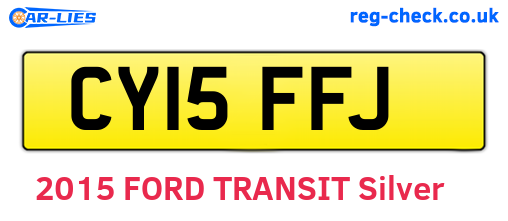 CY15FFJ are the vehicle registration plates.