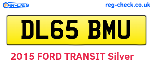 DL65BMU are the vehicle registration plates.