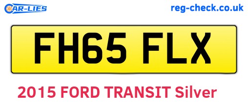 FH65FLX are the vehicle registration plates.