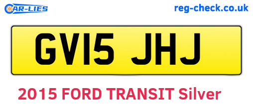 GV15JHJ are the vehicle registration plates.