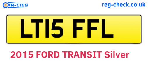 LT15FFL are the vehicle registration plates.