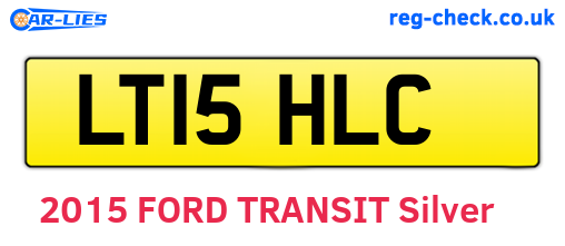LT15HLC are the vehicle registration plates.