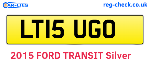 LT15UGO are the vehicle registration plates.