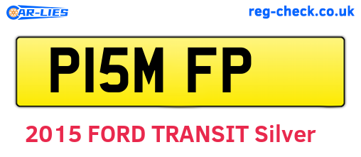 P15MFP are the vehicle registration plates.