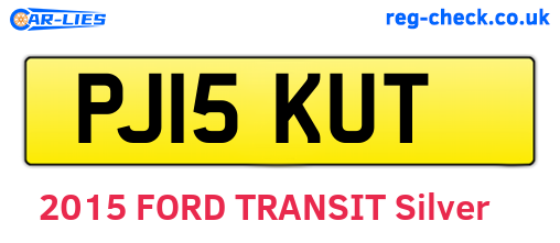 PJ15KUT are the vehicle registration plates.