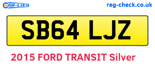 SB64LJZ are the vehicle registration plates.