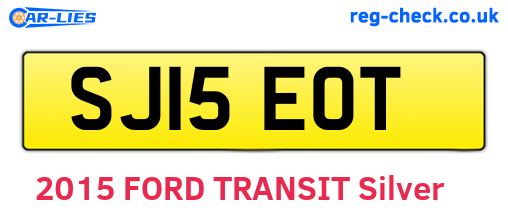 SJ15EOT are the vehicle registration plates.