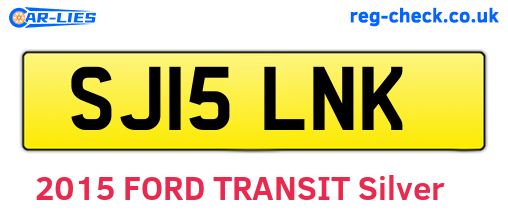 SJ15LNK are the vehicle registration plates.