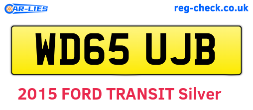 WD65UJB are the vehicle registration plates.