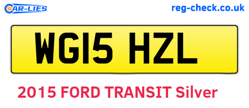 WG15HZL are the vehicle registration plates.