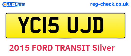 YC15UJD are the vehicle registration plates.