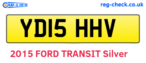 YD15HHV are the vehicle registration plates.