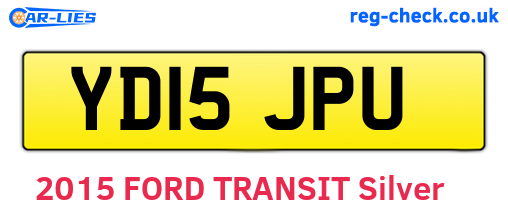 YD15JPU are the vehicle registration plates.