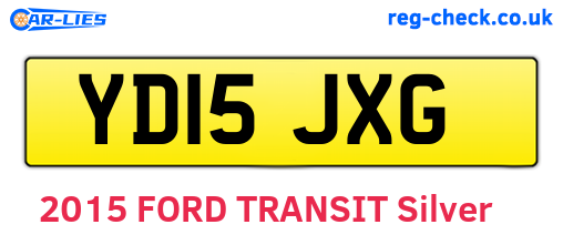 YD15JXG are the vehicle registration plates.