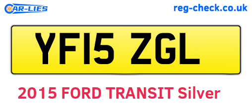 YF15ZGL are the vehicle registration plates.